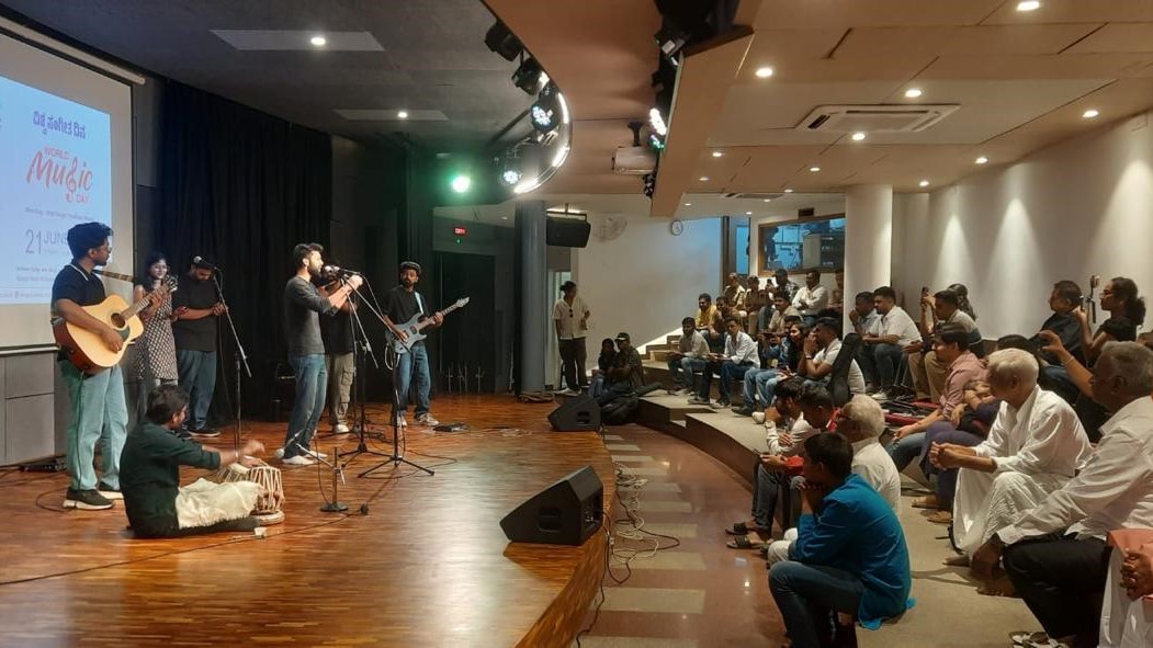 The music festival was held at Rangoli Metro Art Centre on MG Road in Bengaluru.