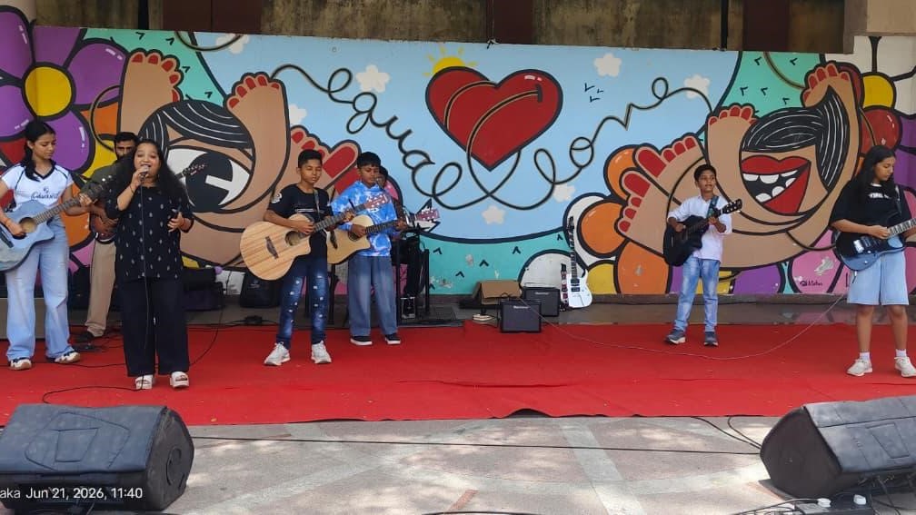 The music festival was held at Rangoli Metro Art Centre on MG Road in Bengaluru.