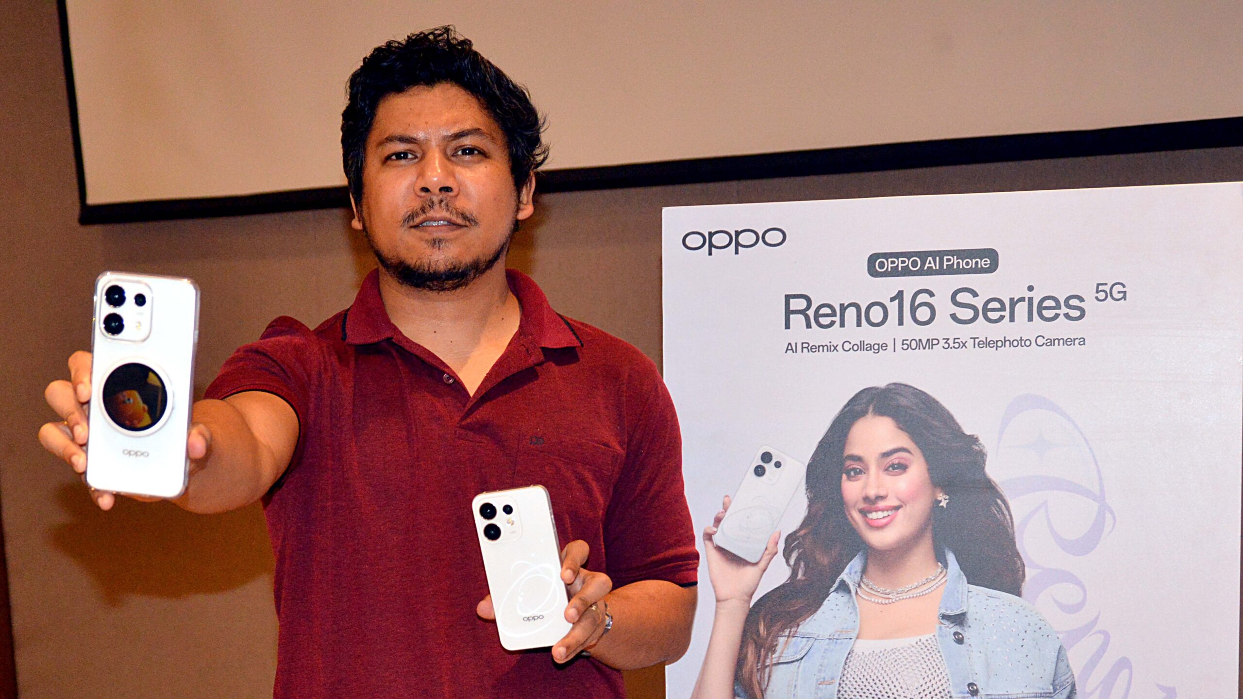 Oppo unveiling its new Reno series.