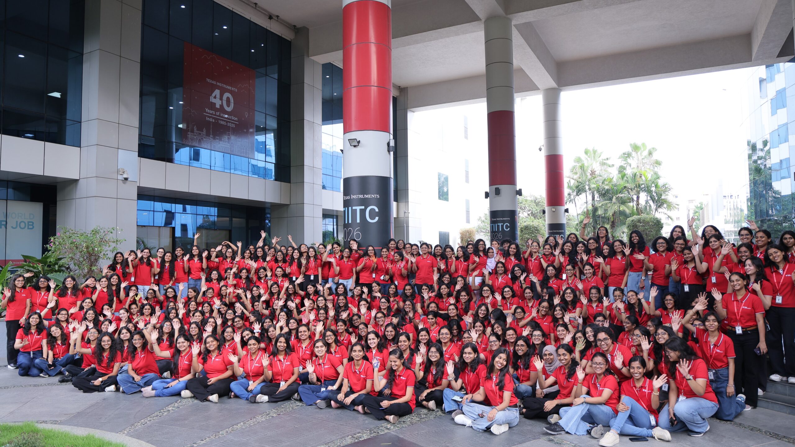Women engineers at Texas Instruments India